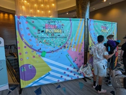 the sticker boards early were pretty empty early on but they filled up quick