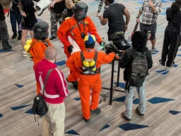 together at last: two Lethal Companys and a Pyro TF2