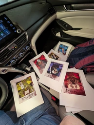 the badges printed and laid out