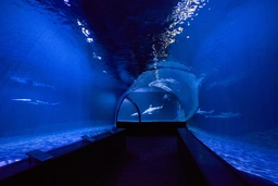 the walk through shark tank tunnel