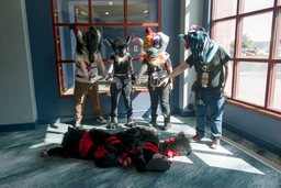 everyone pointing at the Amala, dead