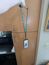 my "digital lanyard" project -- basically a phone dangling from a lanyard, showing ebu