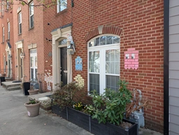 one house had pac-man ghosts chalked on the walls