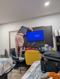 me #hacking the hotel TV