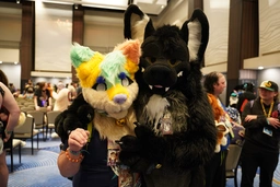 (1/2) Maze and idk some furry who eats people or something